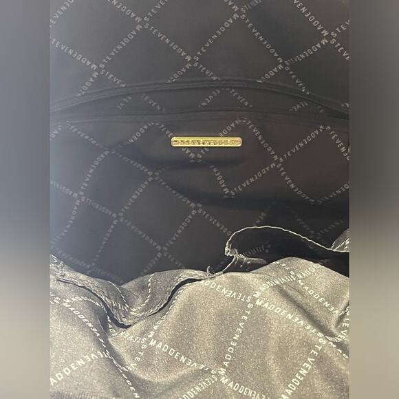 NWOT Steve Madden Backpack black and gold main image 4